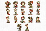 Whimsical Christmas Animals, an Illustration by Craft Nest (Thumbnail 5 of 6)