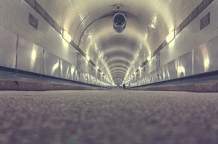 Old Elbe tunnel, a Transportation Photo by Patricia Hofmeester