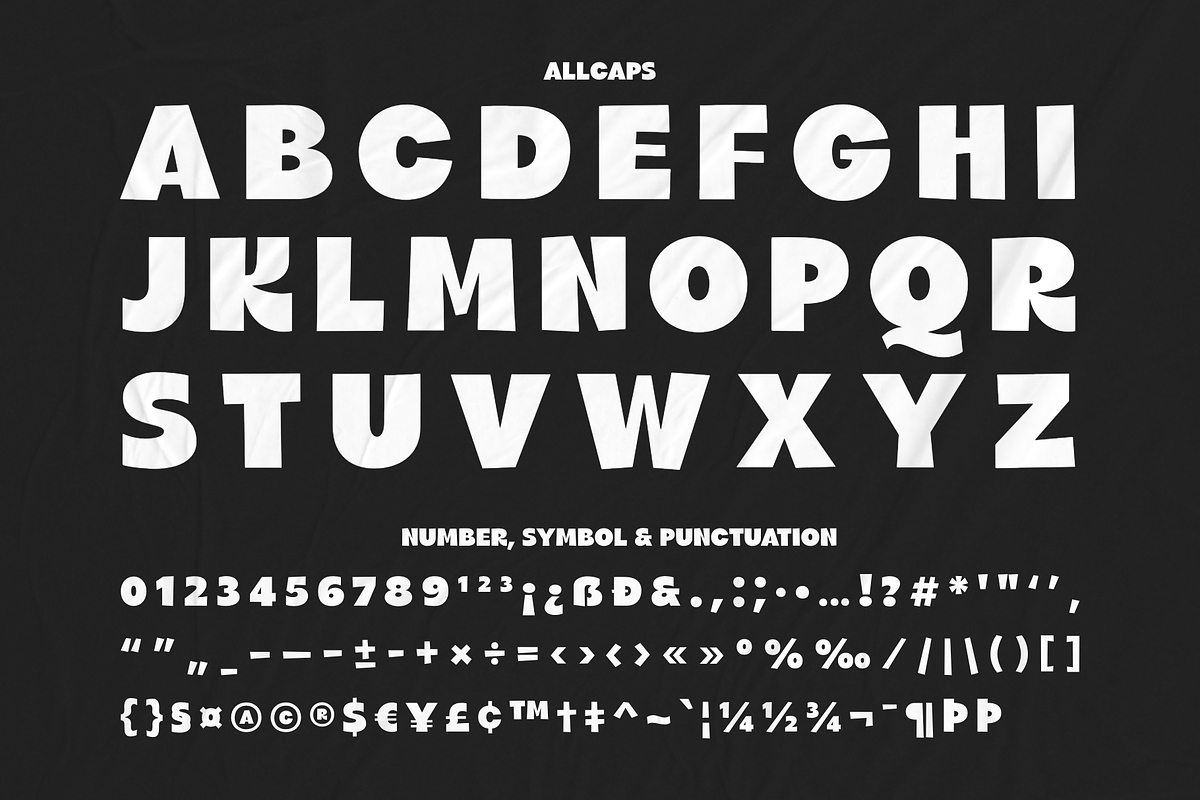 Sugar Chunk - A Bold Display Font, a Sans Serif Font by Ainun Jinan (Photo 9 of 9)