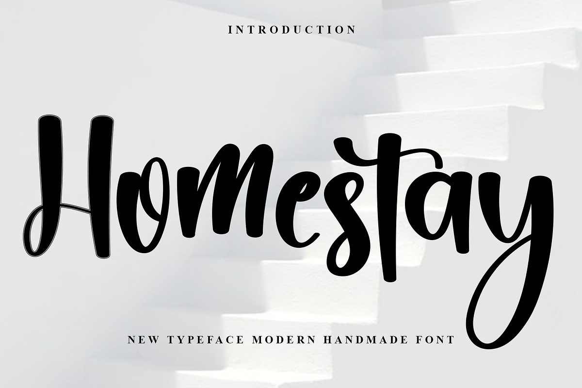 Homestay, a Handwritten Font by InermediaSTUDIO (Photo 1 of 8)