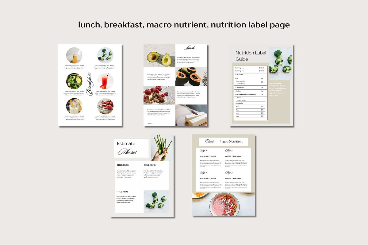 Nutrition coach ebook template /2, a Magazine Template by Deepa Template Studio (Photo 10 of 14)