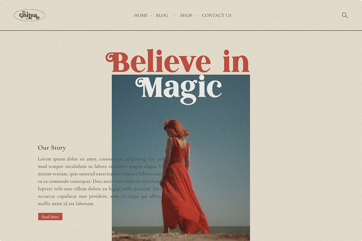 Ghitna - Retro Serif Font, a Serif Font by BrandSemut (Photo 2 of 10)