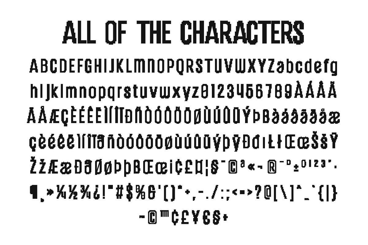 CS Welcome Semipixel, a Sans Serif Font by Craft Supply Co. (Photo 8 of 8)