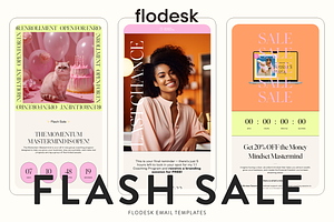 Flash Sale Flodesk Email Templates