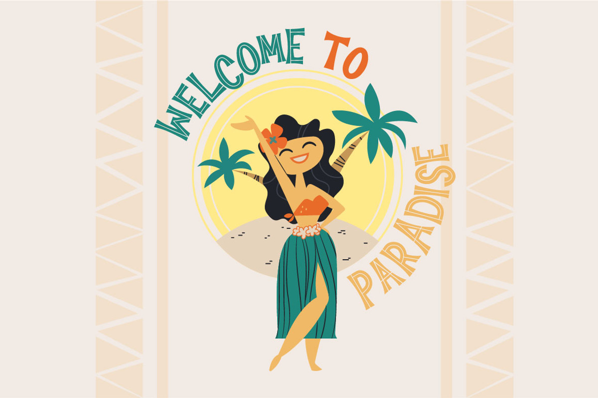 Tiki Tropical Summer Font, a Font by arausidp (Photo 4 of 7)