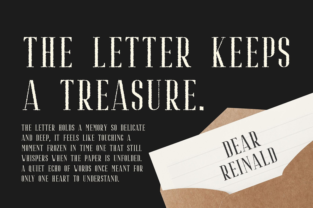 Riffle Rough, a Serif Font by Craft Supply Co. (Photo 7 of 8)