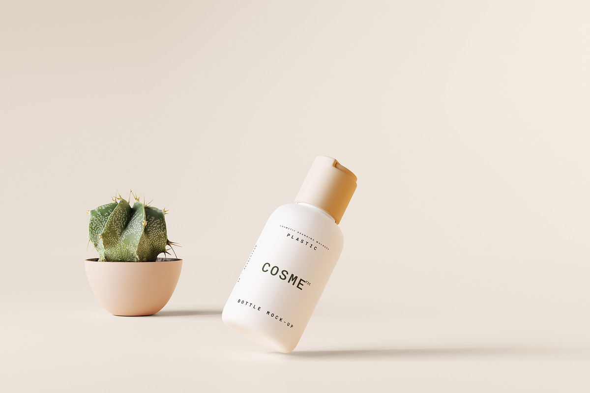 Disc Top-Cap Bottle Mockup Bundle, a Cups & Container Mockup by pmvch (Photo 24 of 60)