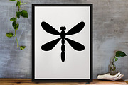 Dragonfly Silhouette SVG, an Animal Illustration by newminddesign (Thumbnail 3 of 3)