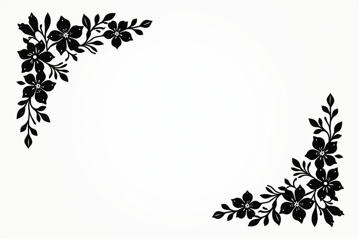 Ornamental Silhouette Frame Pack, an Illustration by BIPLOB EXPERT (Photo 6 of 9)