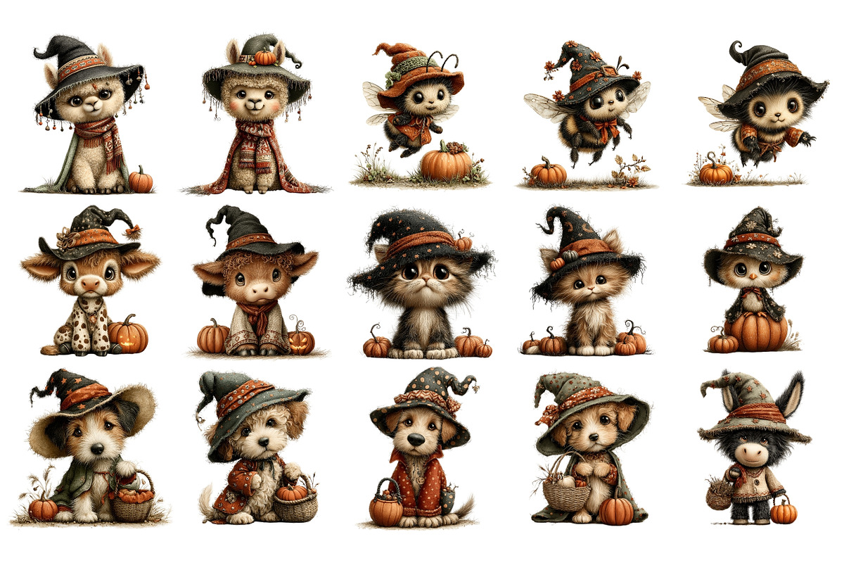 Halloween Farm PNG Clipart, a Seasonal Illustration by Nicolle's Colorful Art (Photo 2 of 5)