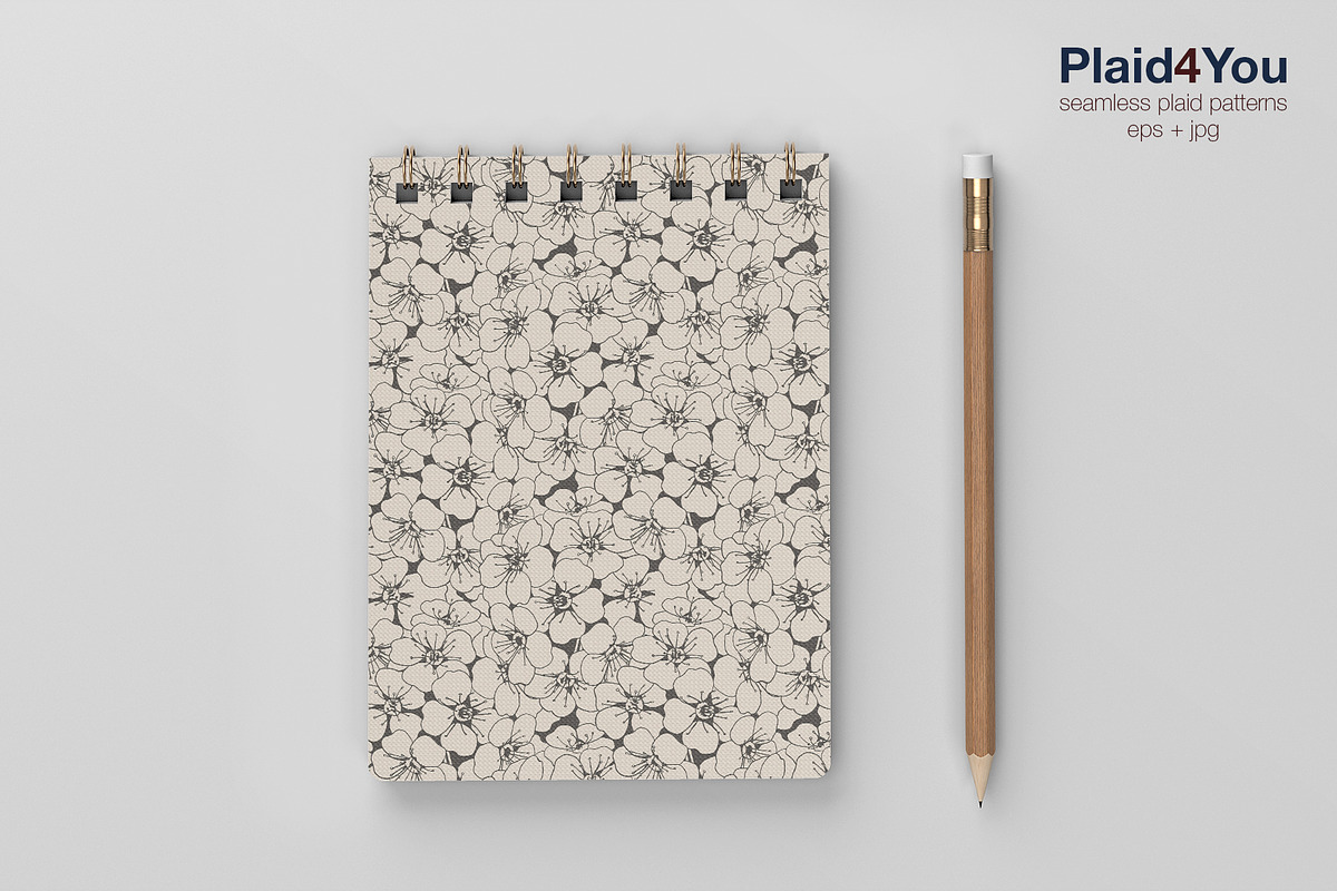 Floral Pattern & Flower Print, a Pattern Graphic by Plaid4You (Photo 12 of 15)