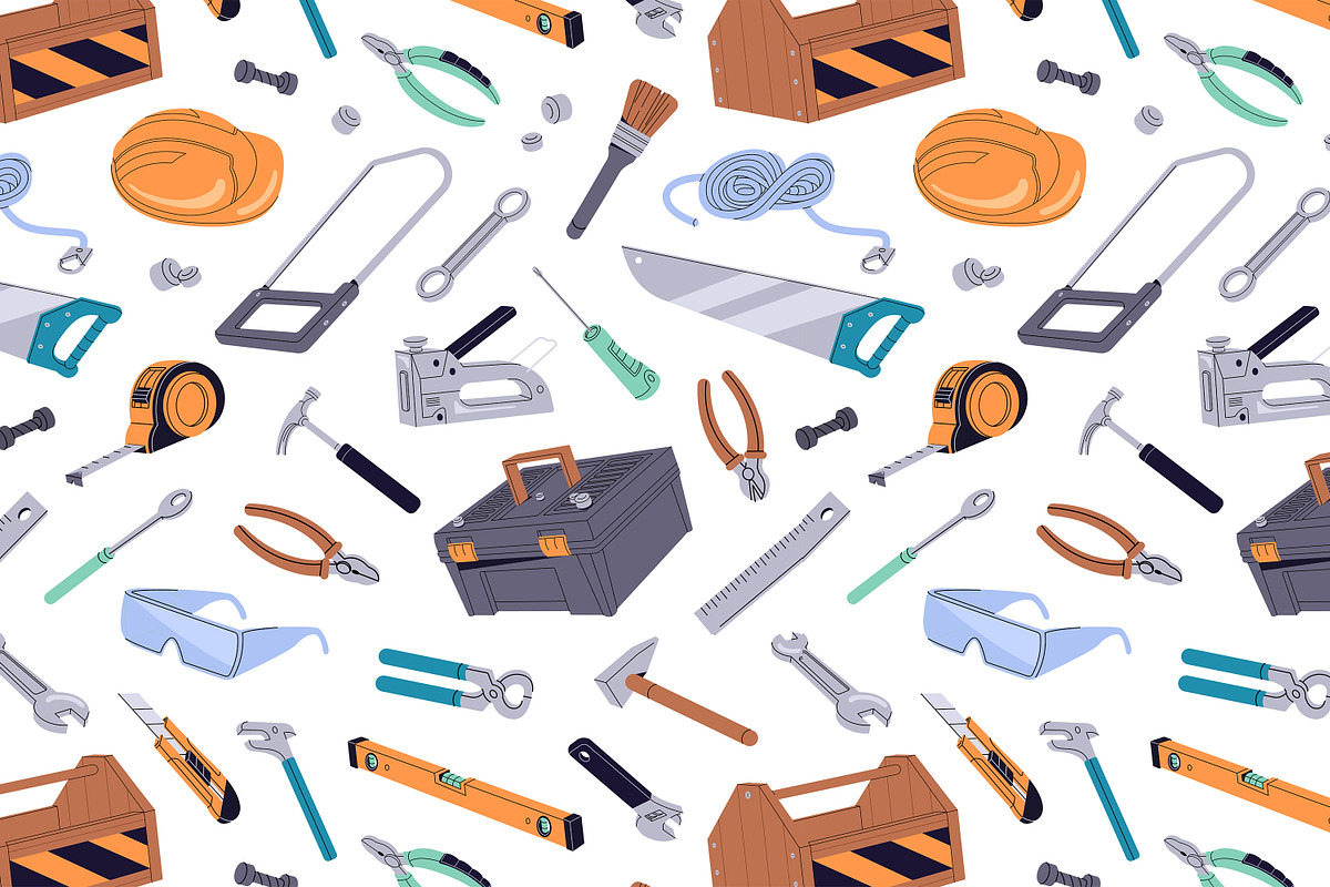 Construction toolkit set, templates, an Object Illustration by PaperTrident (Photo 8 of 8)