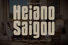 Heiano Saigou Modern Retro Sans Font