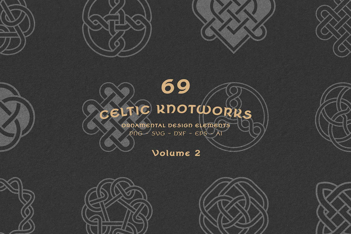 Celtic Knots & Ornaments Bundle 2, a Decorative Illustration by Seaquint (Photo 1 of 8)