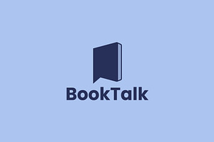 Book talk logo icon illustration, a Branding & Logo Template by Dyn Studio