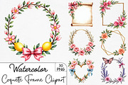 Coquette Summer Frame Clipart Bundle, an Illustration by CrexoraLab (Thumbnail 1 of 5)