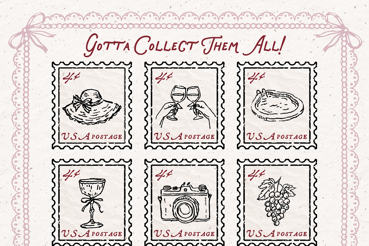 Vacation Clipart, Travel Doodles, an Object Illustration by The October Creative (Photo 7 of 7)