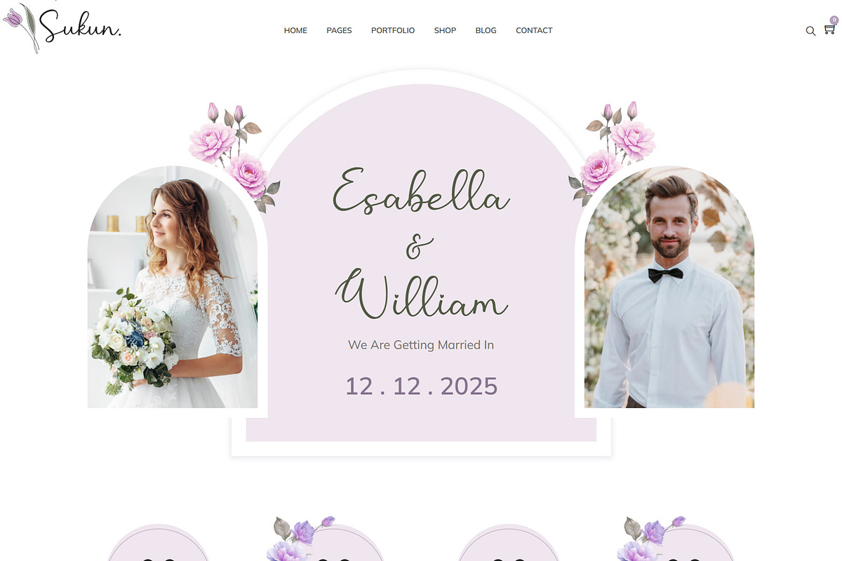 Sukun - Wedding WordPress Theme, a WordPress Template by NaimaAnjum (Photo 3 of 5)