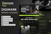 DigiMark, Marketing Website Template, a HTML Template by TNCFlow (Thumbnail 1 of 5)