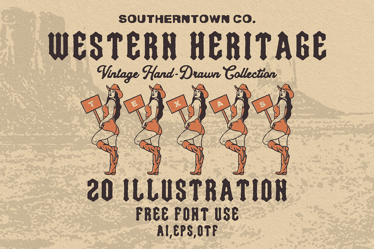 Western Heritage Illustrations, an Object Illustration by Southerntown (Photo 1 of 7)