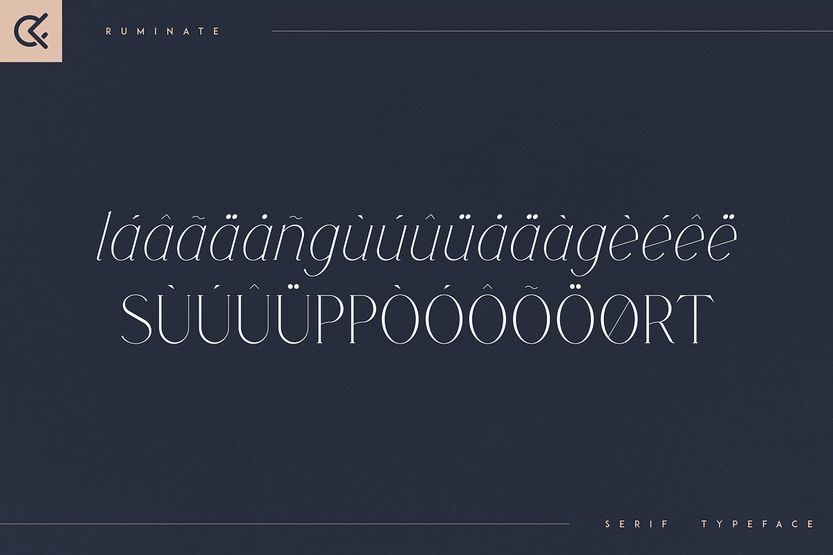 Ruminate - Serif Typeface, a Serif Font by Only Fonts (Photo 10 of 11)