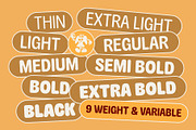 TNSC Aiger -  Rounded Sans, a Sans Serif Font by The Native Saint Club (Thumbnail 10 of 14)