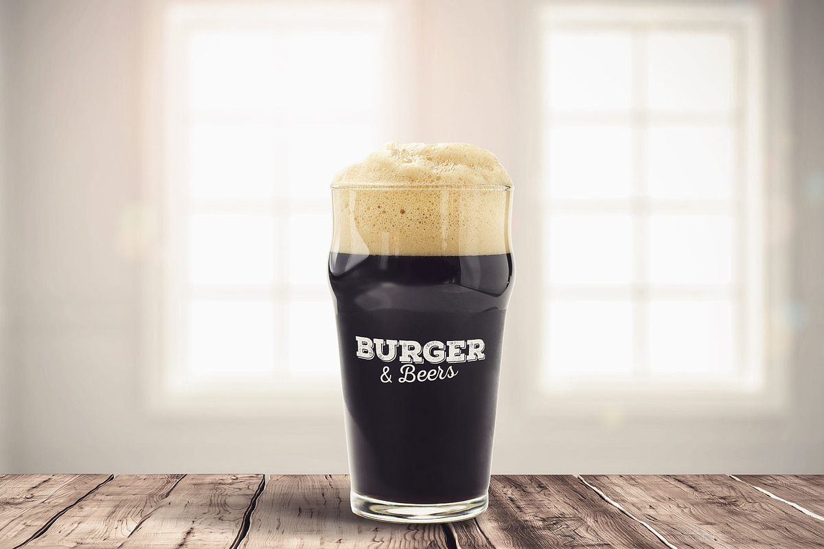 Burger&Beer Mock-up / Scene Creator, a Product Mockup by relineo.mock-ups (Photo 15 of 16)