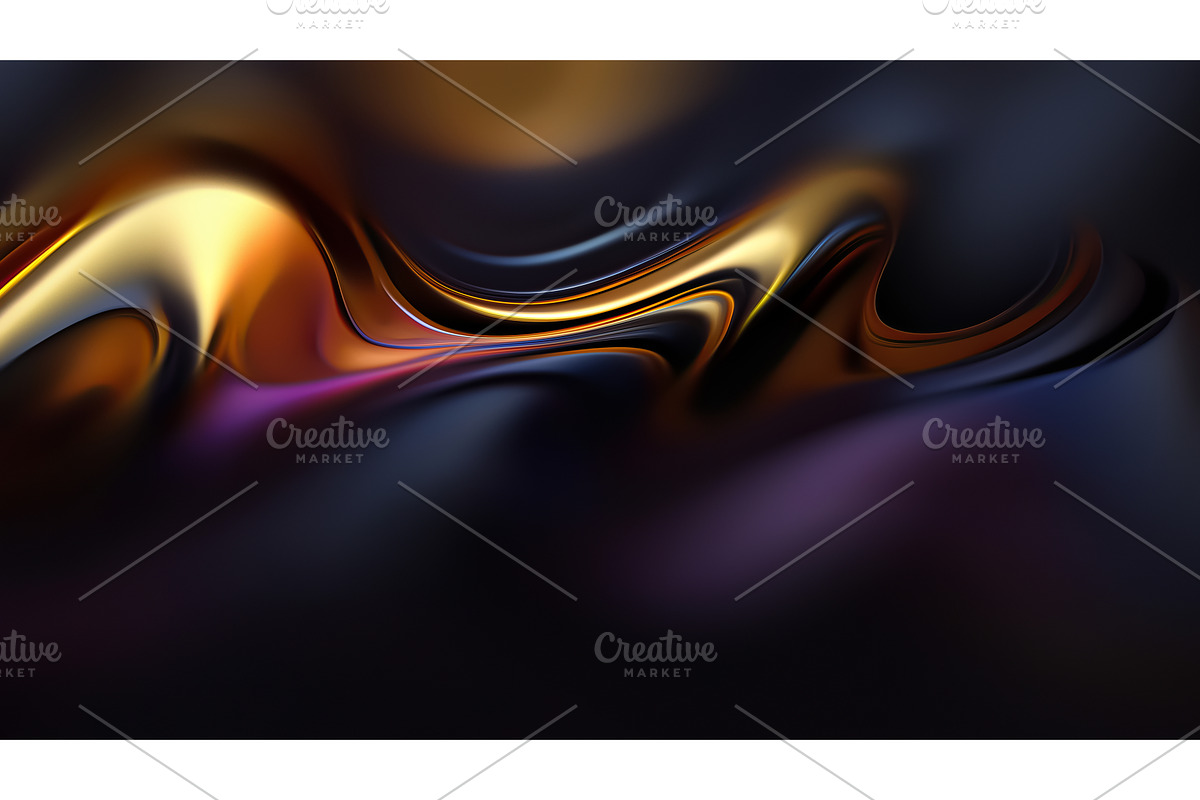 Swirling Colors Create a Vibrant, an Illustration by BazziBa♥