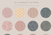 Line Drawing Floral Patterns, a Pattern Graphic by Olya Creative (Thumbnail 6 of 8)