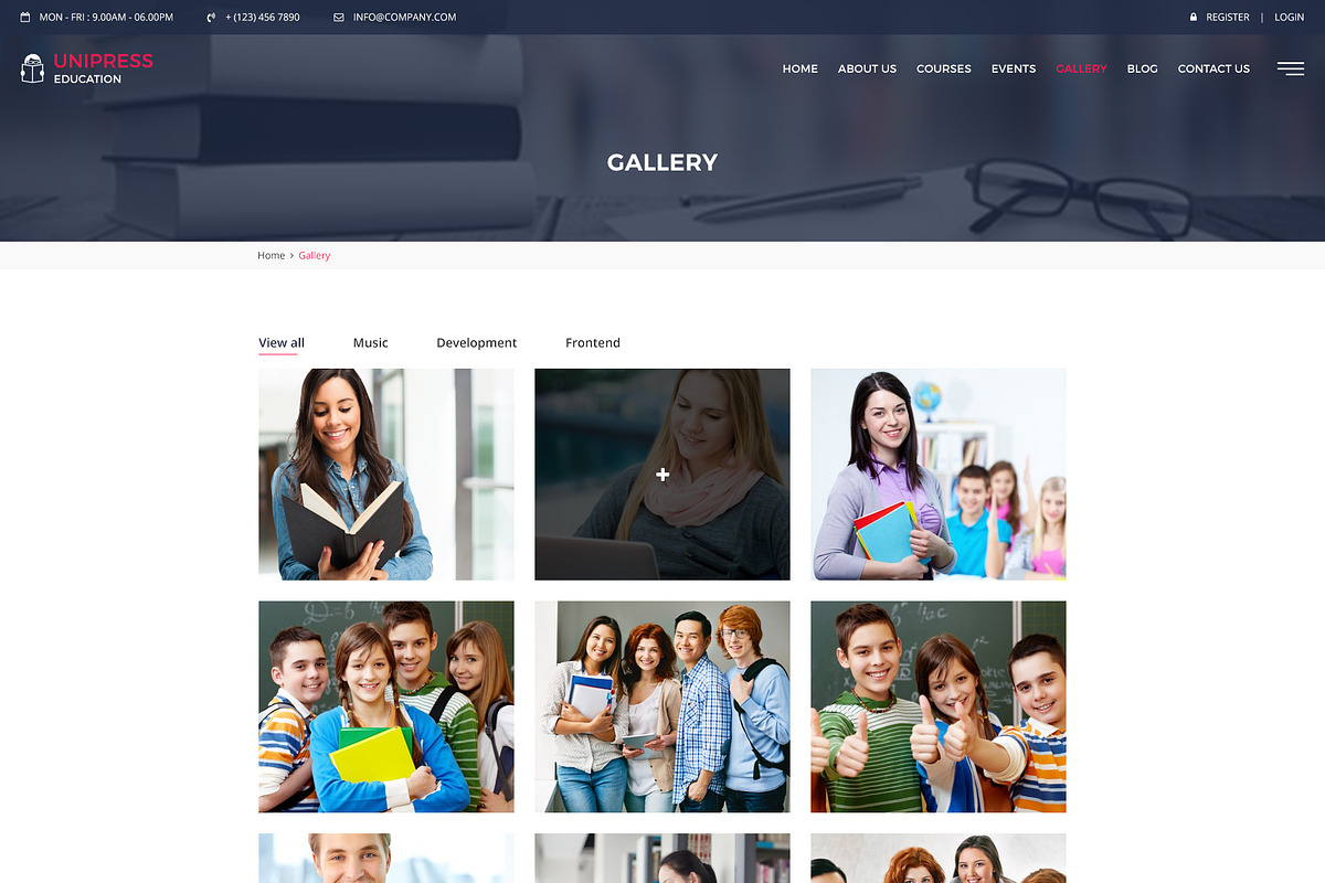 Unipress Education PSD Template, a Websites & App Template by mine-tech (Photo 13 of 22)