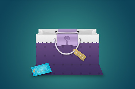 Bag with a Creditcard