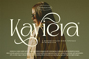 Kaviera Modern Stylish Serif Font, a Serif Font by Heinzel Std (Thumbnail 1 of 17)
