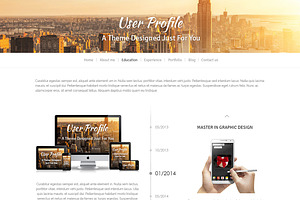 Profile WordPress Theme