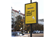 Lamp Post Banner Mockup, a Mockup by mockupbuys (Thumbnail 4 of 4)