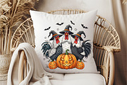Halloween Pumpkin Chicken Witch Fall, an Illustration by DreamCafeArt (Thumbnail 5 of 7)