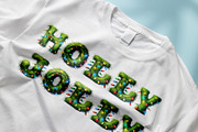 Grinch Lights 3D Font, a Font by Loudoun Design Co. (Thumbnail 5 of 6)