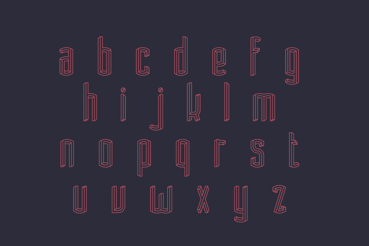 Aclo font preview 4