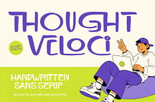 Thought Veloci Handwritten Sans