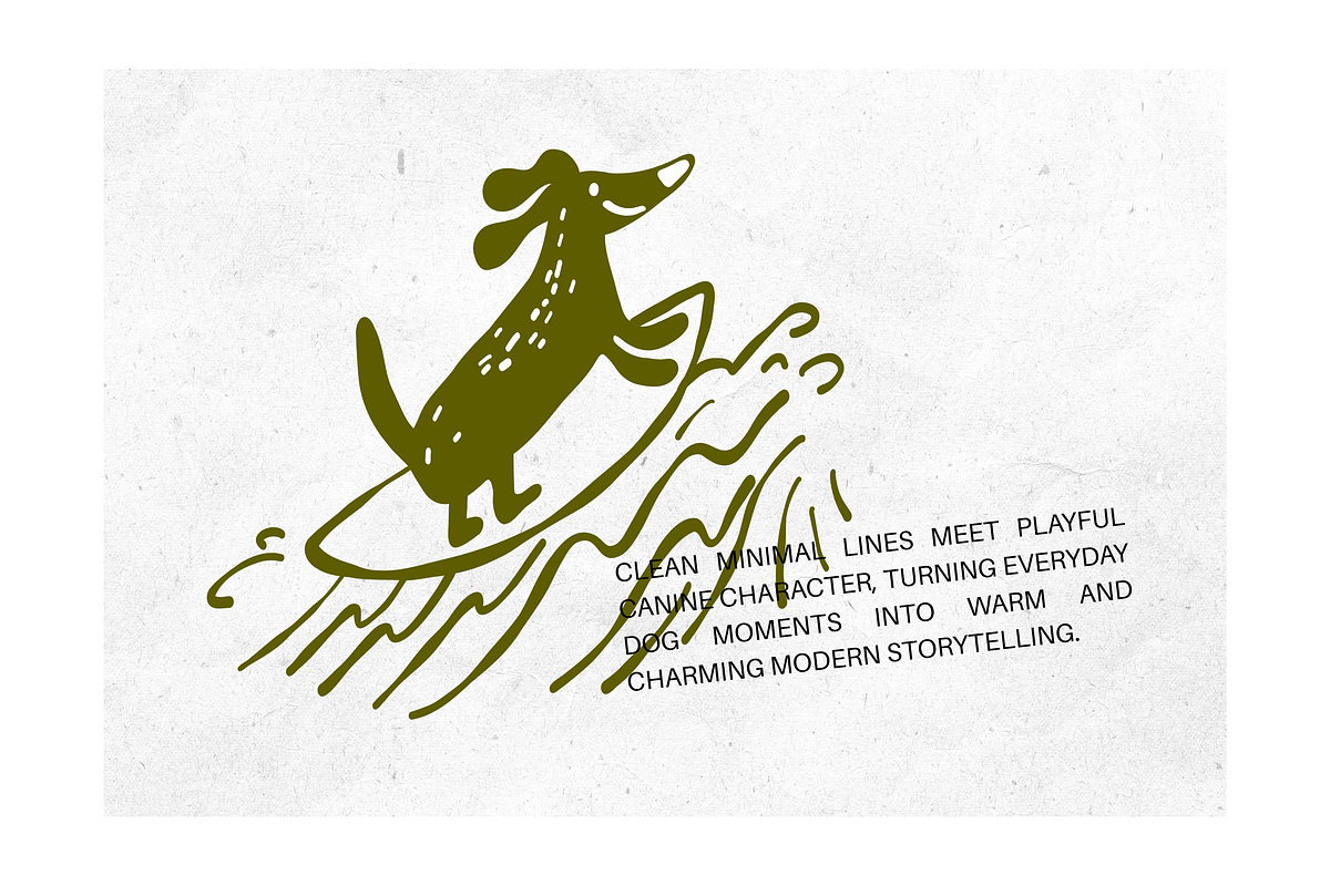 Doodle Dogs: 37 Hand-Drawn Line Art, an Animal Illustration by Veyla (Photo 10 of 12)