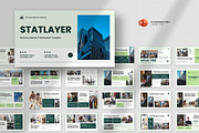 Business Statistic Powerpoint, a Presentation Template by fluffstudio (Thumbnail 1 of 4)