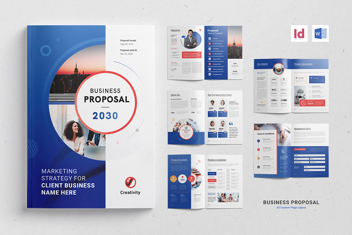 Project Proposal | Business Brochure, a Brochure Template by Creativity-Design (Photo 1 of 12)