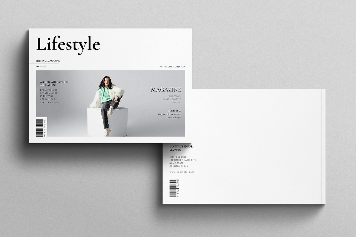 Lifestyle Magazine Landscape, a Magazine Template by E-Type (Photo 8 of 8)