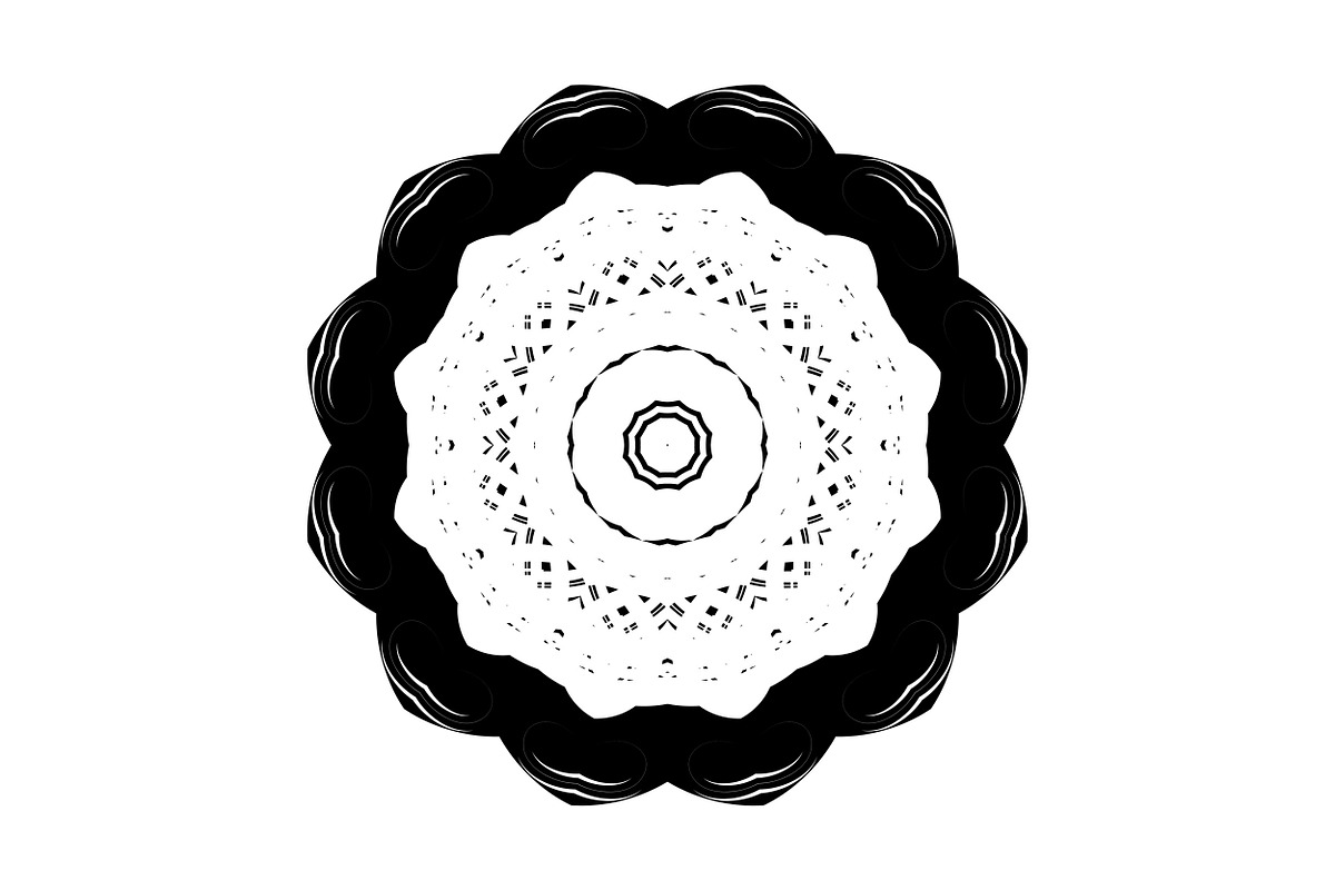 Elegant Mandala Line Art Collection, a Decorative Illustration by NJ Himel (Photo 30 of 101)