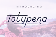 Totypena extended serif, a Script Font by The Traveling Fox (Thumbnail 1 of 5)