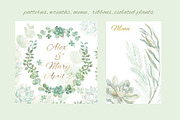 Wedding set of succulents, an Illustration by Elizaveta (Thumbnail 6 of 6)