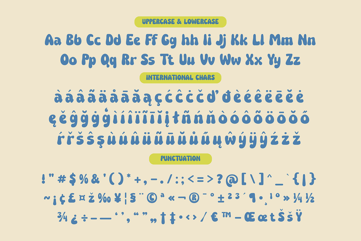 Queen Wosha Groovy Display Font, a Serif Font by timelesstype.co (Photo 19 of 20)