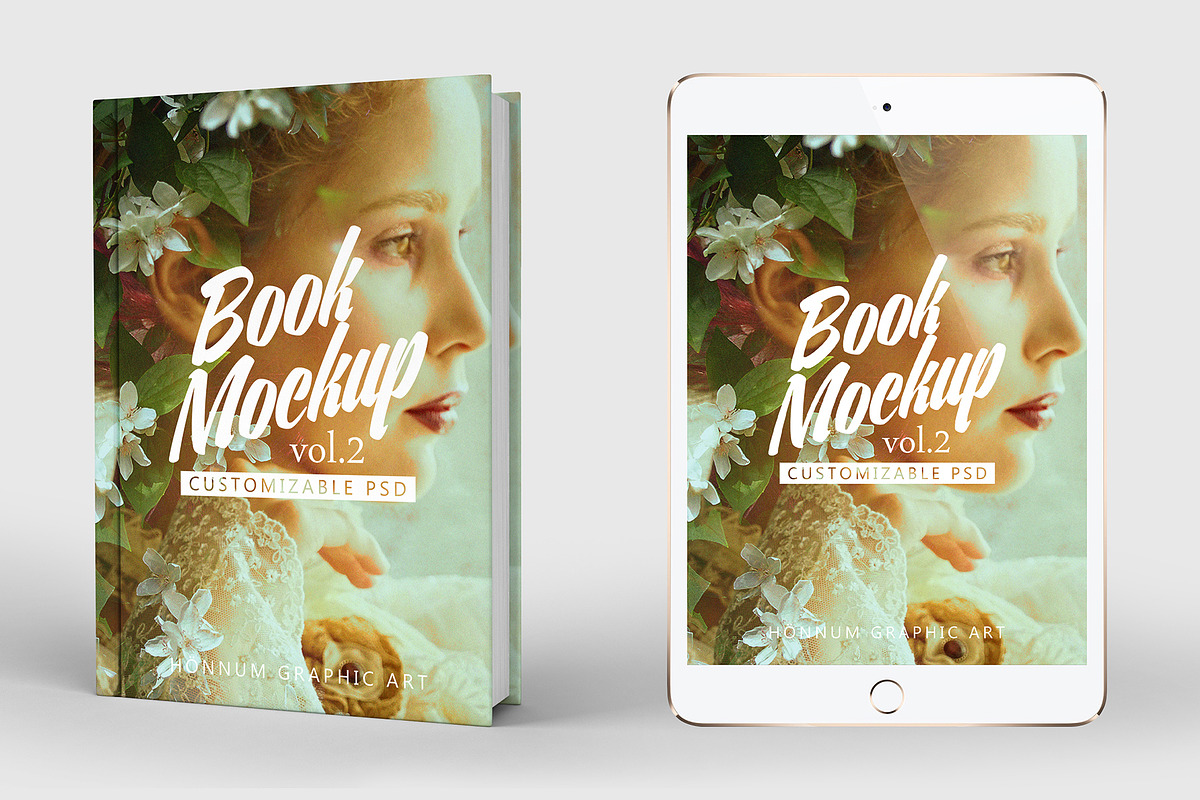 Book Mockup Vol 2, an iPad Mockup by Honnum Graphic Art (Photo 5 of 13)