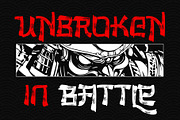 The Last Shuriken - Rough Version, a Handwritten Font by Arterfak Project (Thumbnail 2 of 13)