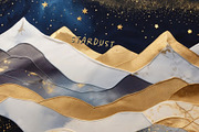 Gold Autumn Landscape & Sky, a Background Graphic by by creative paper (Thumbnail 6 of 18)