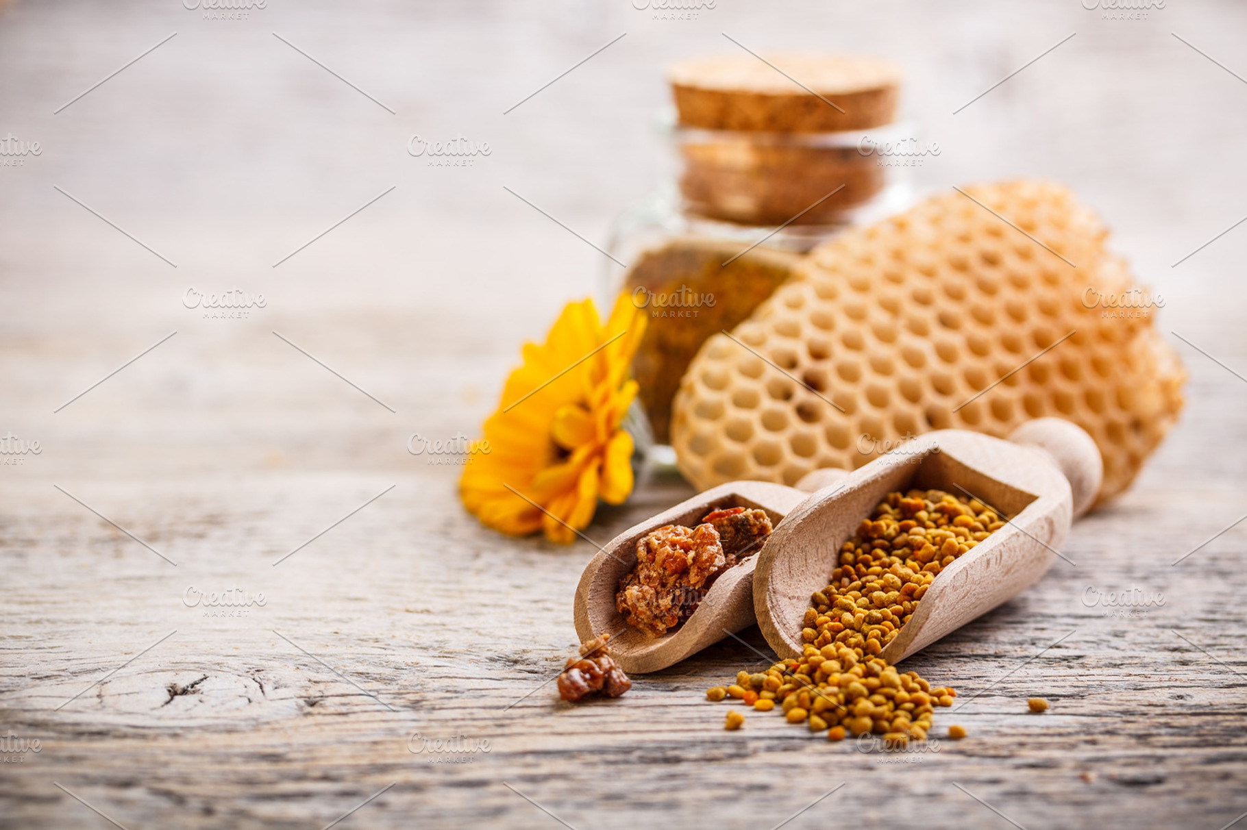 Pollen and propolis featuring alternative, antimicrobial, and apiary, a Food & Drink Photo by Grafvision photography